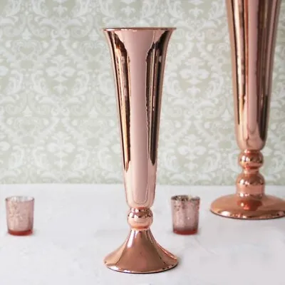 £39.99 • Buy Rose Gold Home Decor Conic Flower Vase - 40cm