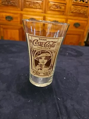 Vintage Flared Glass Coca Cola Coke Victorian Lady The Archives • $4