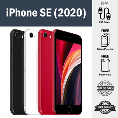 Apple IPhone SE 2020 (2nd Gen): 128GB-256GB / Excellent Condition / 4G Unlocked • £144.99