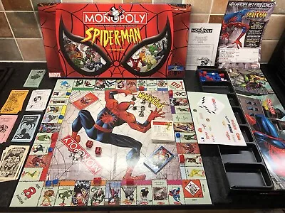 Monopoly Marvel Spider-Man Edition Collectors Edition Board Game 2002: Superhero • £44.99