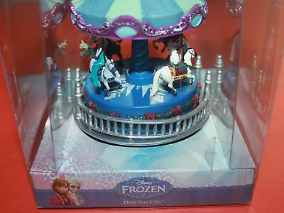 Mr. Christmas Disney Frozen Musical Mini Carousel  Let It Go  Music Box NEW RARE • $29.95