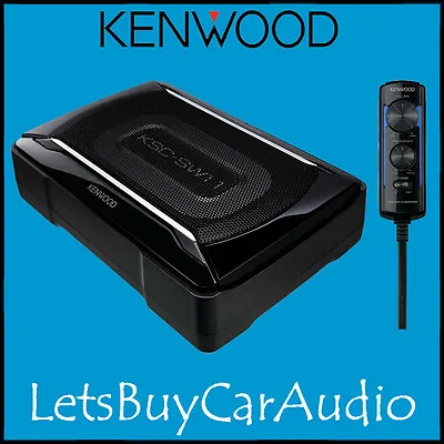 Kenwood Ksc Sw11 Compact Active Powered Underseat Subwoofer System • $174.17