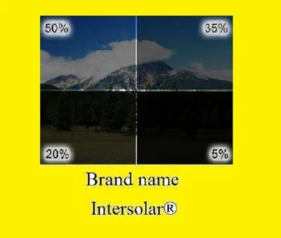 $12 • Buy WINDOW TINT FILM ROLL 5% 20% 35% 50% 24  X 10 FT Intersolar® 2 Ply Made In USA