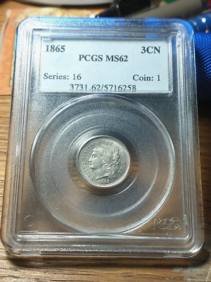 $177 • Buy 1865 3 Cent Coin