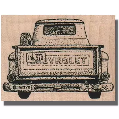 1957 Chevy Truck RUBBER STAMP Pickup Truck Stamp Vintage Truck Car Chevrolet • $9.43