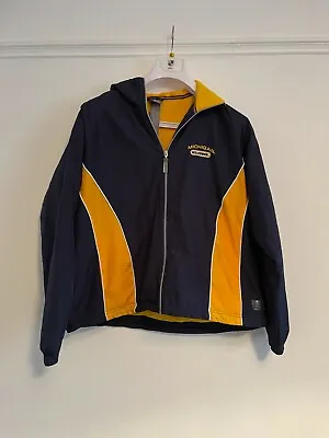 £27.99 • Buy Starter Michigan Wolverines Blue Fleece Coat Men's Jacket Used Size Xl 