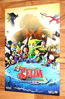 The Legend Of Zelda The Wind Waker HD Magi The Labyrinth Of Magic Promo Poster   • $125.96