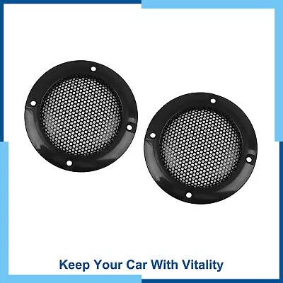 Universal Pack(2) 2.5  Car Speakers Cover Steel Mesh Subwoofer Grill Protector • $13.20