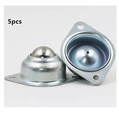 £7.97 • Buy 5X 40mm Steel Swivel Castor Wheels Trolley Furniture Caster Roller Ball