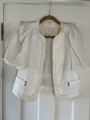 Mcginn Knightsbridge Ivory Jacket 40 • $25