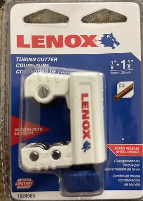 Lenox 1924665 1/8”-1 1/8” Tubing Cutter NEW • $17