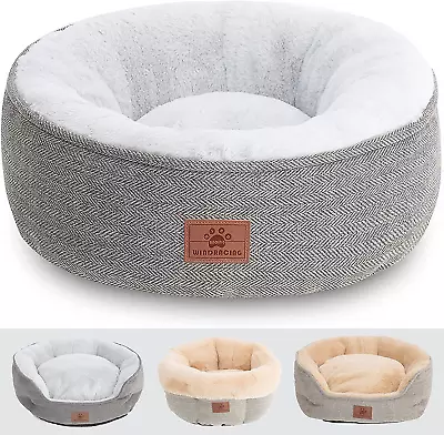 Professional Title:  Circular Washable Pet Bed For Small To Medium Dogs And Indo • $31.02