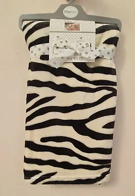 Baby Fleece Blankets Red Hearts Spots Zebra Print Wrap • £4.50