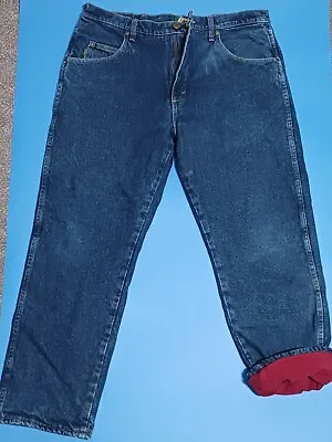 Cabela's Mens Size 36 X 30 Fleece Lined Jeans - Outdoor Workwear Pants • $19.99