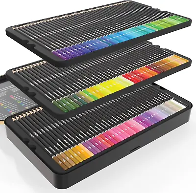 Artworx Premium Artist Colouring Pencils - 120 Coloured Pencils For Adults - Col • £28.09