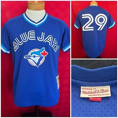 1993 Joe Carter #29 Toronto Blue Jays Mesh Mitchell & Ness Jersey Size Medium 40 • $31.36