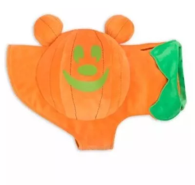 Disney Mickey Mouse Pumpkin Pet Costume Size XL Glow-in-Dark Accents Padded NWT! • $14.97