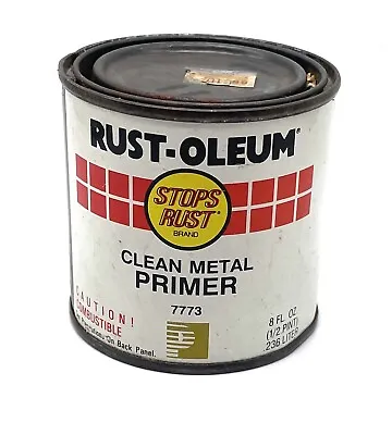 Vintage Rust-Oleum 1986Z NOS Clean Metal Primer Unopened New Old Stock Can R • $22