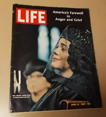 Life Magazine April 16 1968 Martin Luther King Funeral America's Farewell • $4.99