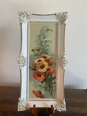 Vintage Turner Wall Accessory Framed Floral Print • $28.99