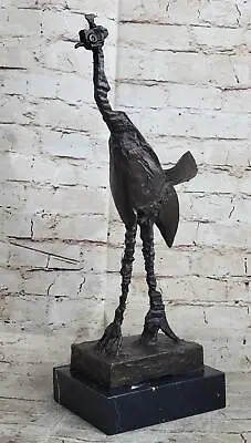 Pablo Picasso Steampunk Abstract Ostrich Bird Bronze Statue Sculpture Figure Art • $449