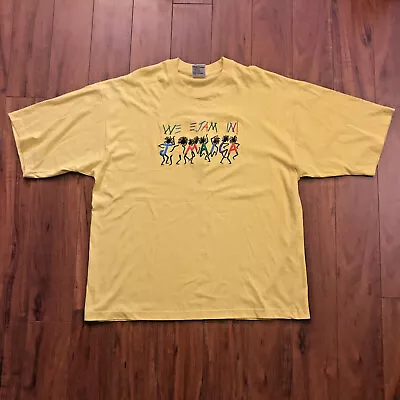 Jamaican Tees Men Size 2XL WE BE JAMMIN! JAMAICA EMBROIDERED GRAPHIC T-Shirt EUC • $12.50