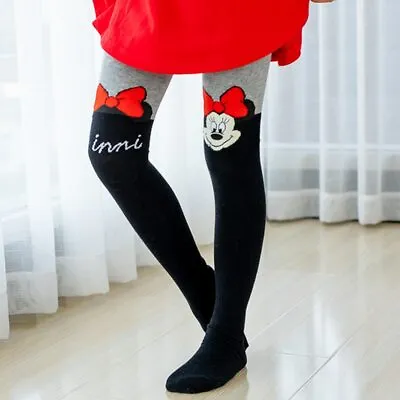 Minnie Mouse Girls Cotton Tights Hello Kitty Toddler Stockings COTTON Tights • $11.65