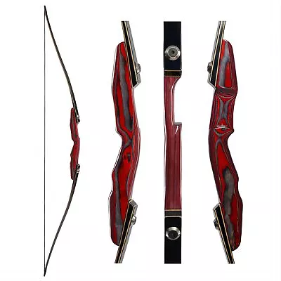 TOPARCHERY 64  Takedown Wooden Bow Liminated Bow Limbs 25-50lbs Hunting Target • $100.57