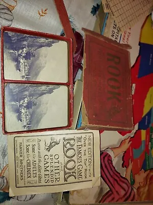 Vintage Rook Card Game Dixie - Box And 1 Card Damaged • $35