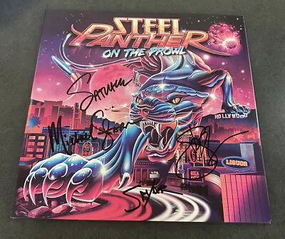 Steel Panther Signed Autographed On The Prowl Vinyl Record Album! • $87.96