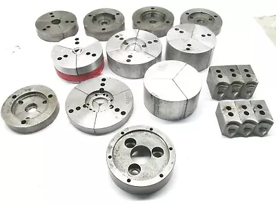 Assorted Aluminum & Steel Jaws For Microcentric & Northfield 4  Pneumatic Chucks • $279.99