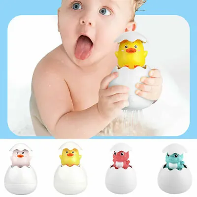 £6.39 • Buy Baby Bathing Toy Kids Dinosaur Duck Penguin Egg Water Spray Sprinkler Bathroom
