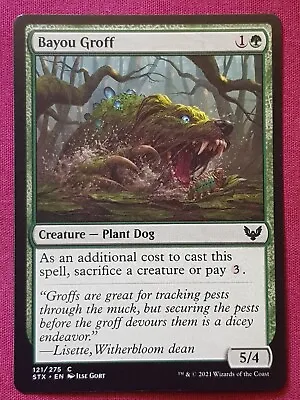 Magic The Gathering STRIXHAVEN SCHOOL OF MAGES BAYOU GROFF Green Card MTG • $5.99
