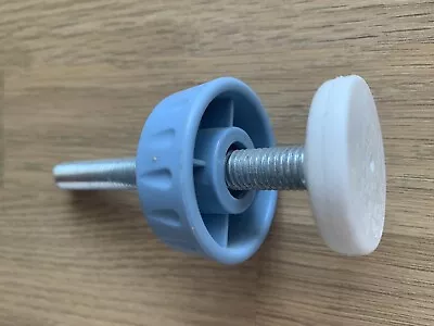 Genuine Lindam Stair Gate Pressure Fit Fixing Bolt/ Screw M8 9 Cm BLUE • £4.75