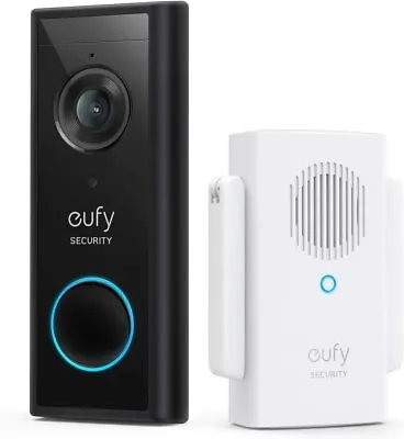 Eufy Wi-Fi Video Doorbell Kit 1080p Security Camera 2-Way Audio + Wireless Chime • $65