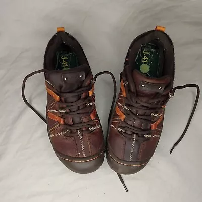 Jeep J-41 Womens Size 8 M Trail Ready Walking Hiking Shoes Fall Brown And Orange • $14.99