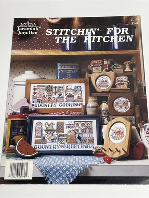 $12 • Buy Jeremiah Junction Stitchin For The Kitchen Leaflet JL126 Cross Stitch Pattern