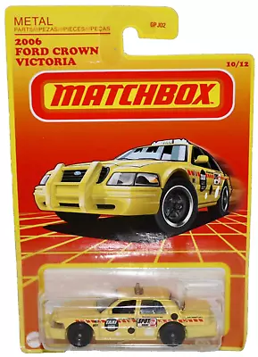 Matchbox ~ 2006 Ford Crown Victoria Taxi Cab ~ 2020 GPJ12  #10/12  • $11.40