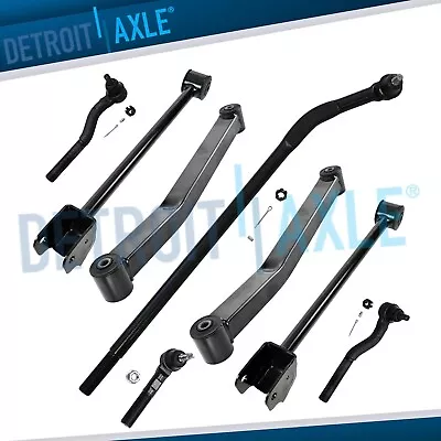 Front Upper & Lower Control Arms + Tie Rods For 2007 2008-2017 Jeep Wrangler JK • $152.29