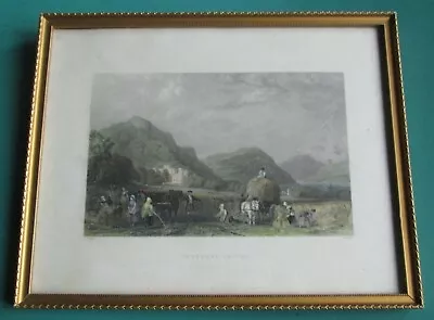 T Allom / T Higham: Inverary Castle Hand Coloured Steel Line Engraving 1837 F&G • $31.08