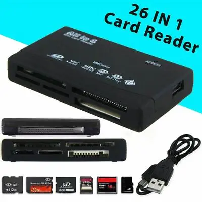 1X All In One Card Memory Reader USB External SDHC M2 XD Micro MMC Mini USHOT • $3.04