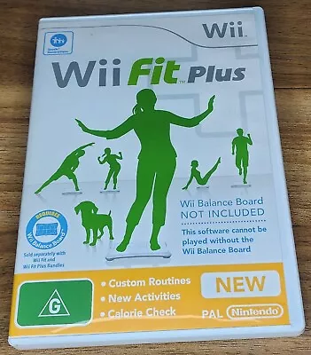 Wii Fit Plus - Nintendo Wii PAL - Complete With Manual  • $4.99