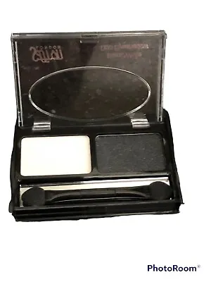 £3 • Buy Saffron Black & White Duo Eyeshadow Eye Shadow With Applicator-shimmer