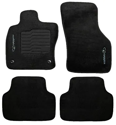 $54.90 • Buy Carpet Floor Mats For 2019 To 2023 Volkswagen Jetta Front And Rear Black EcoMats