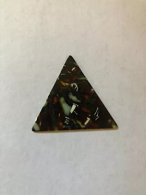 Vintage 1950's Dark Mosaic D'Andrea Small Triangle 355 1/2 Guitar Pick NOS • $55.22