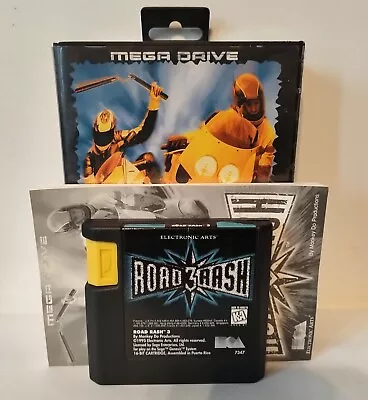 Road Rash III (Sega Mega Drive Boxed With Manual Complete Rare  • £1.20