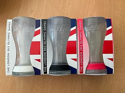 BN London 2012 Olympic Games Coca-Cola Commemorative Glass & Wristband • £4.99