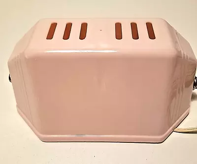 Vintage Art Deco Pink Plastic Headboard Reading Lamp For Bed Or Wall • $22