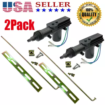 2PCS Universal 2 Wires 12V Car Auto Motor Heavy Duty Power Door Lock Actuator • $9.86