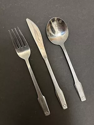 Midcentury Modern Vintage Eastern Airlines Flatware Set Circa 1970-1975 • $8.95